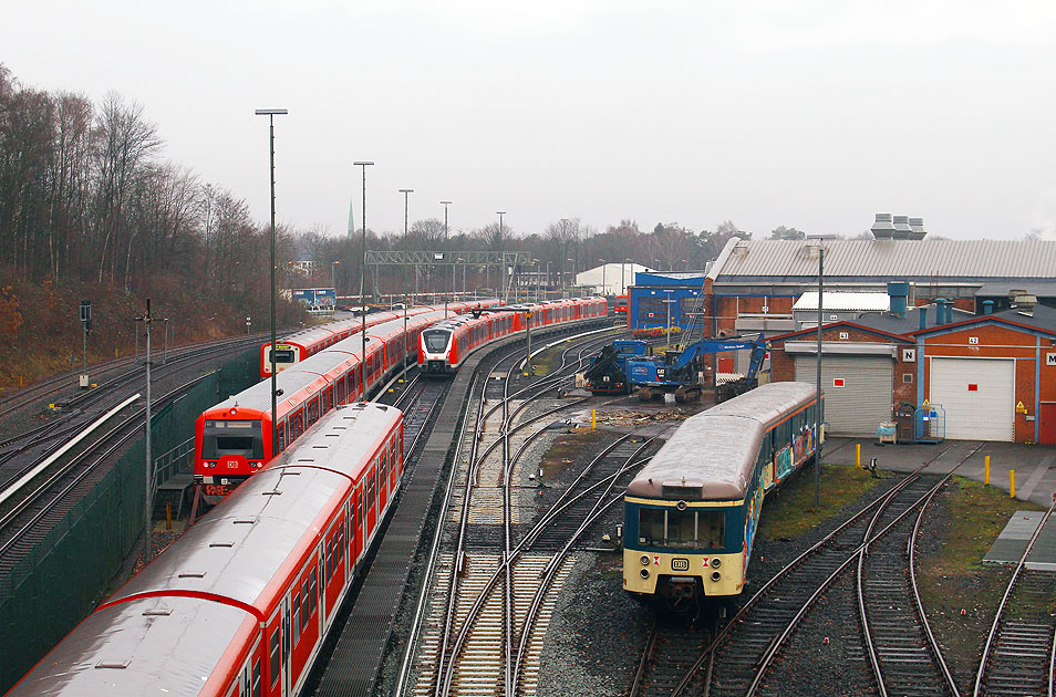 Der 471 062 im S-Bahn Werk Hamburg-Ohlsdorf