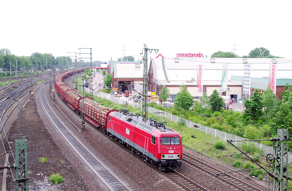 DB Baureihe 156 im Bahnhof Hamburg-Harburg