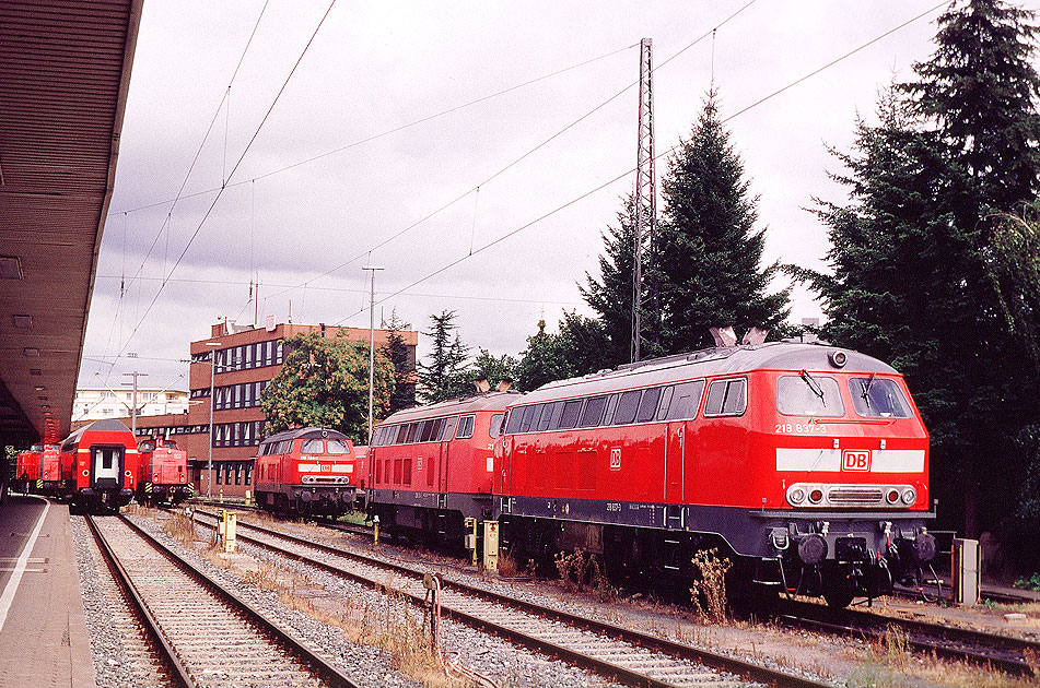 DB Baureihe 218 in Nürnberg Hbf