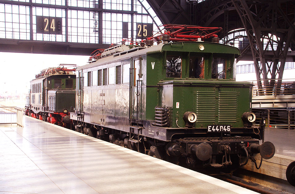 DB Baureihe 144 - DR E44 in Leipzig Hbf