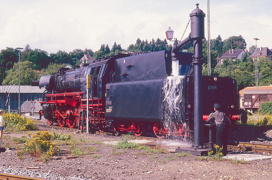 Dampflok Baureihe 23 im Bw Amberg