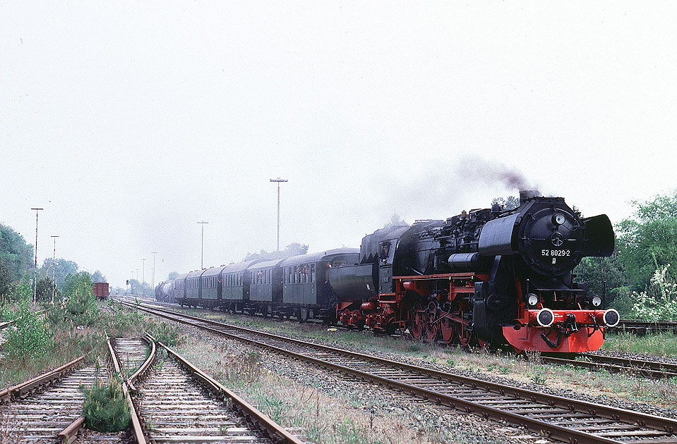 Dampflok Baureihe 52 - Bahnhof Melbek-Embsen der OHE