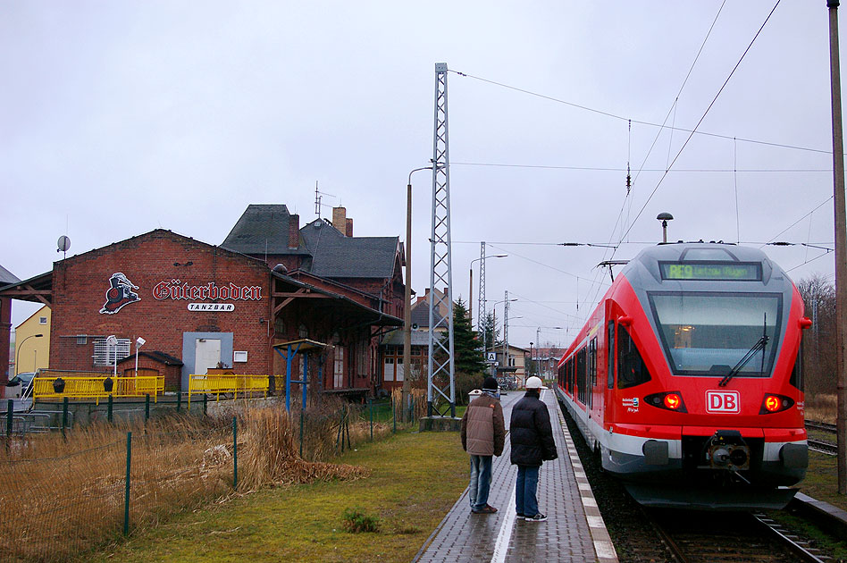 Der Bahnhof Sassnitz auf Rügen