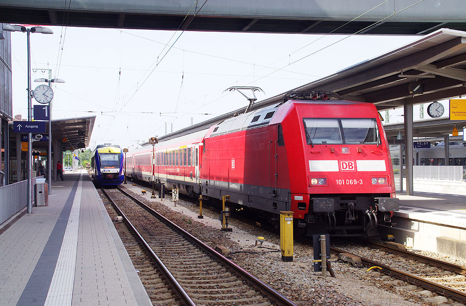 DB Baureihe 101 in Ingolstadt Hbf