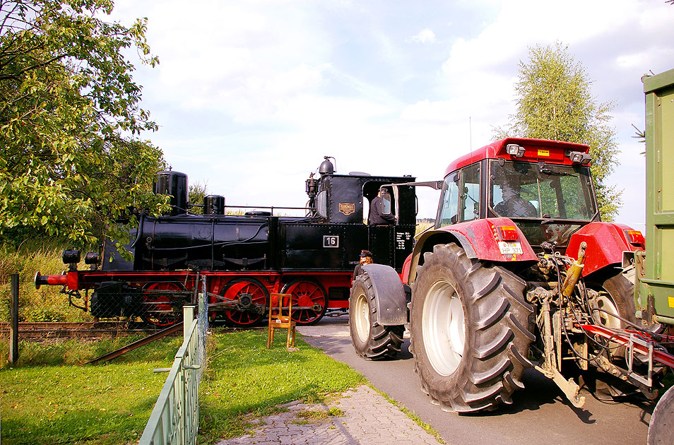 Die T3 eine Dampflok von der Almetalbahn in Almstedt-Segeste