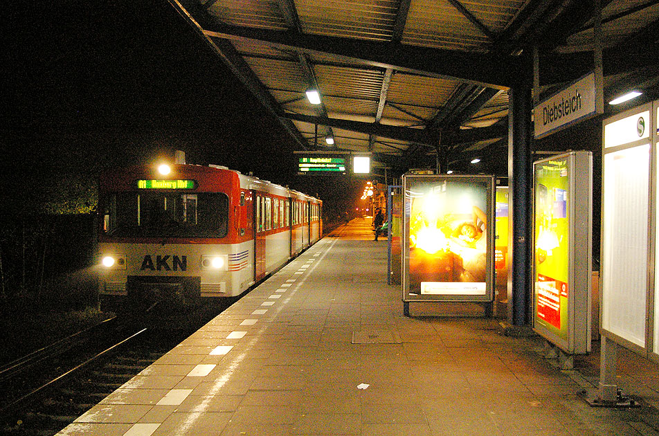 AKN VTA Triebwagen in Hamburg Diebsteich