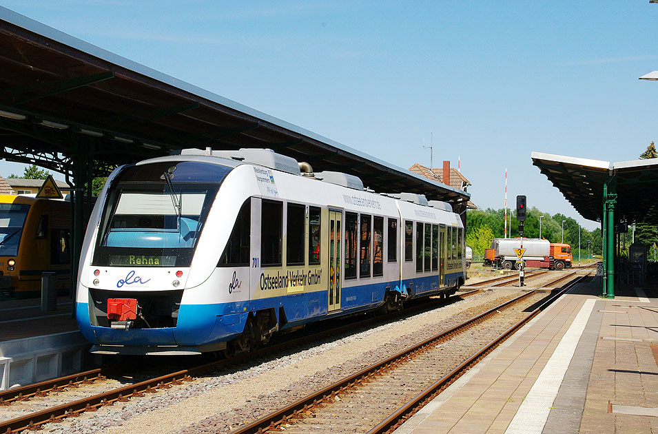 Ein Ola Lint im Bahnhof Parchim