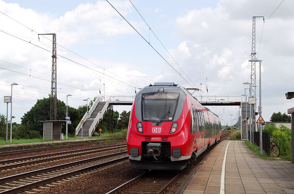 Der Bahnhof Saarmund am Berliner Außenring