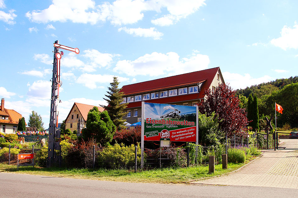 Die Eisenbahnwelten im Kurort Rathen