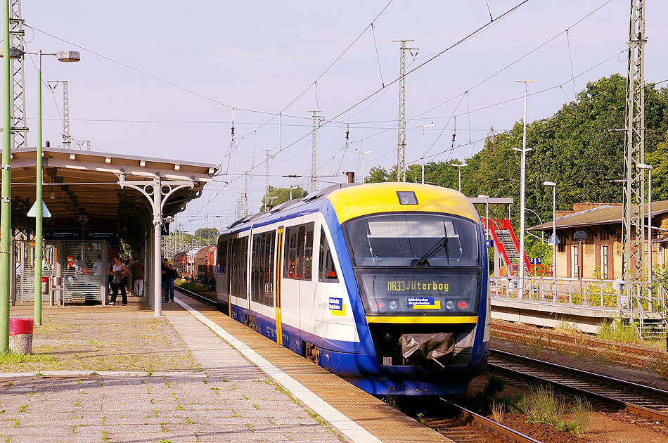 Ein Desiro-Triebwagen in Berlin Wannsee