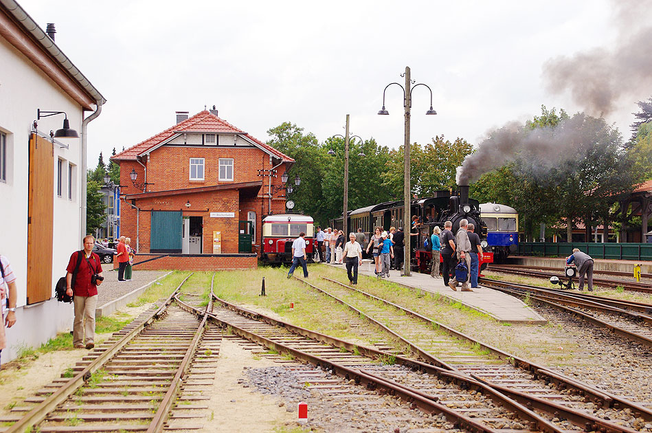Der Bahnhof Bruchhausen-Vilsen der Museumsbahn nach Asendorf
