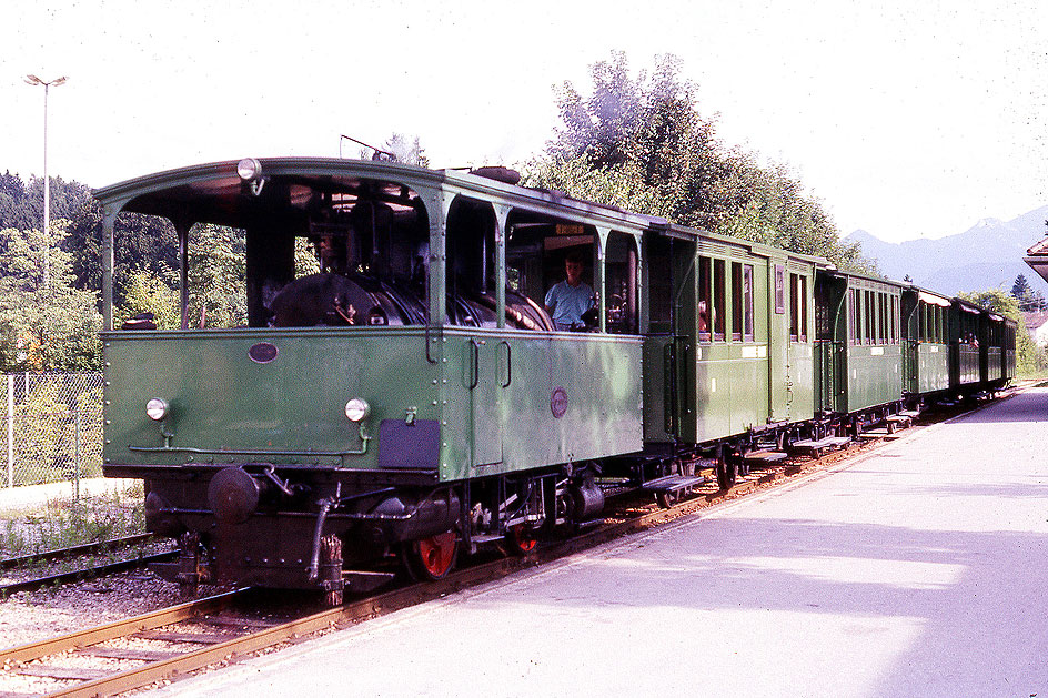 Die Chiemseebahn in Prien am Chiemsee