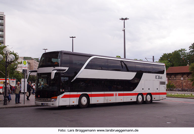 DB IC Bus in Nürnberg - Linie Nürnberg - Prag