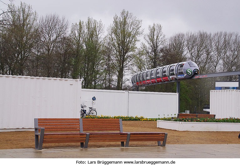 Die IGA-Bahn in Hamburg-Wilhelmsburg