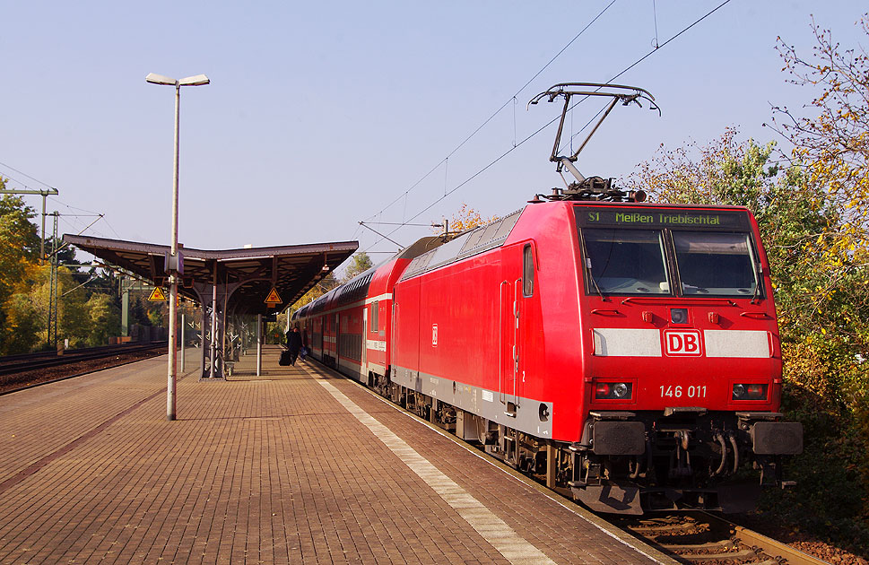 DB Baureihe 146 im Bahnhof Dresden-Strehlen