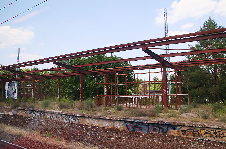 Der Bahnhof Potsdam Pirschheide am Berliner Aussenring