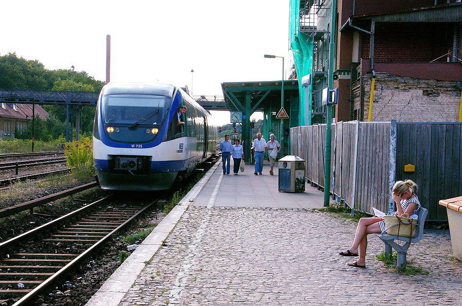 Die Niederbarnimer Eisenbahn im Bahnhof Strausberg