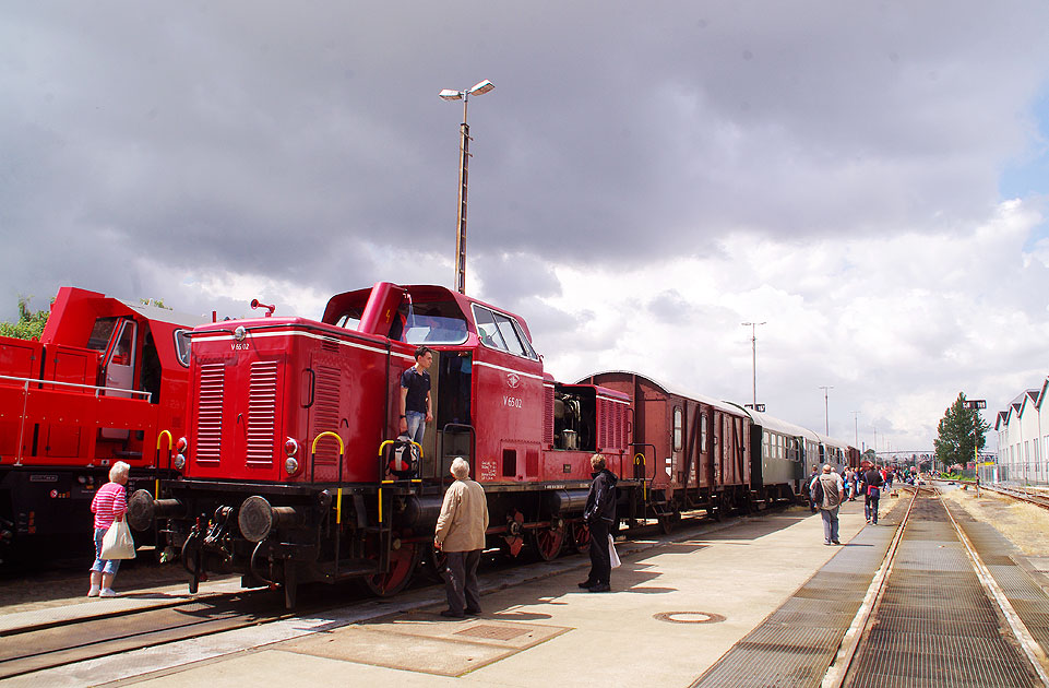 Die V 65 02 der Museumsbahn Bremerhaven-Bederkesa e.V.