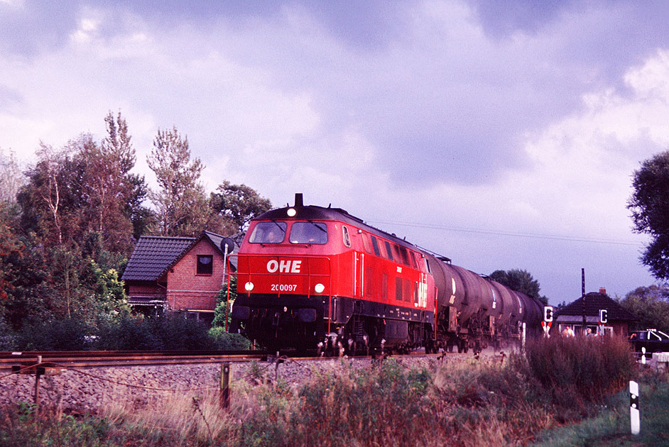 OHE Kesselwagenzug auf der Marschbahn