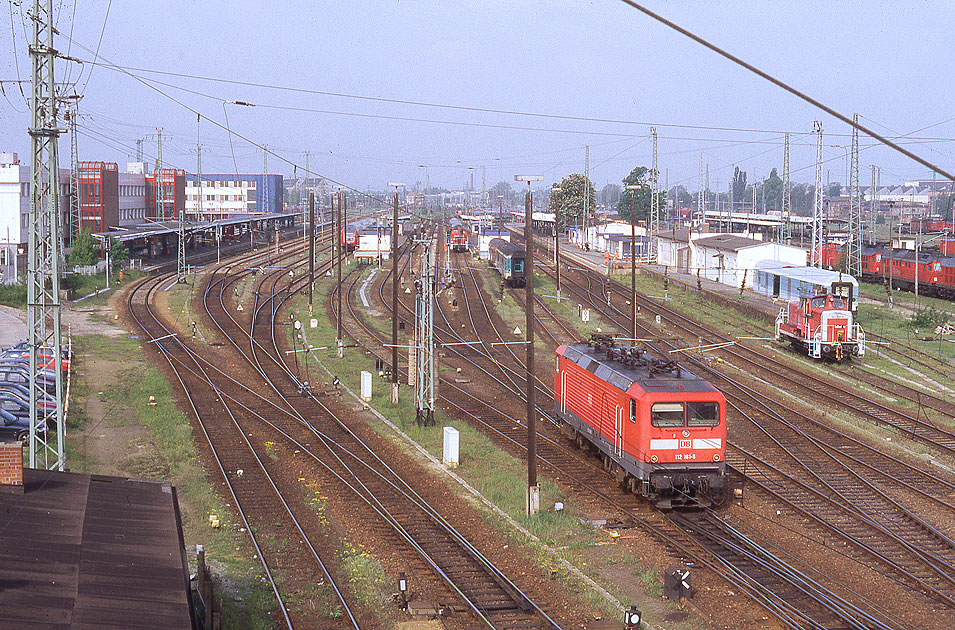 Die 112 161-5 in Cottbus Hbf