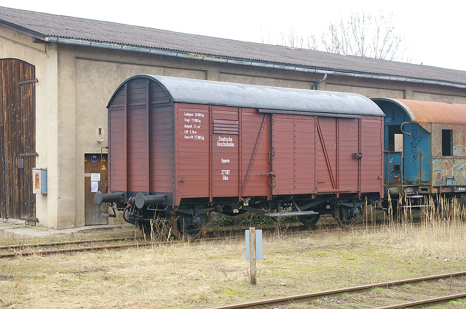 Güterwagen Bauart Oppeln im EAW Bleckede