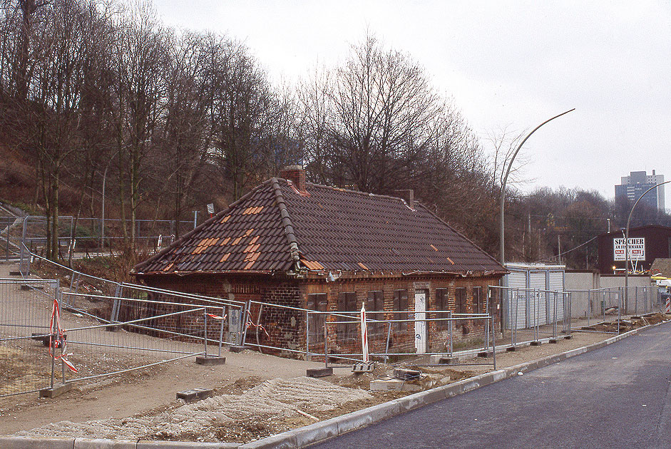 Ein Gebäude der ehemaligen Altonaer Hafenbahn