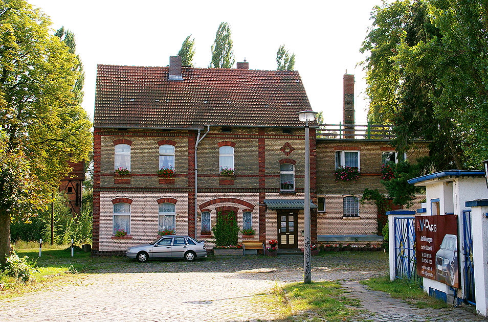 Der Bahnhof Finow der Eberswalde-Finowfurter Eisenbahn