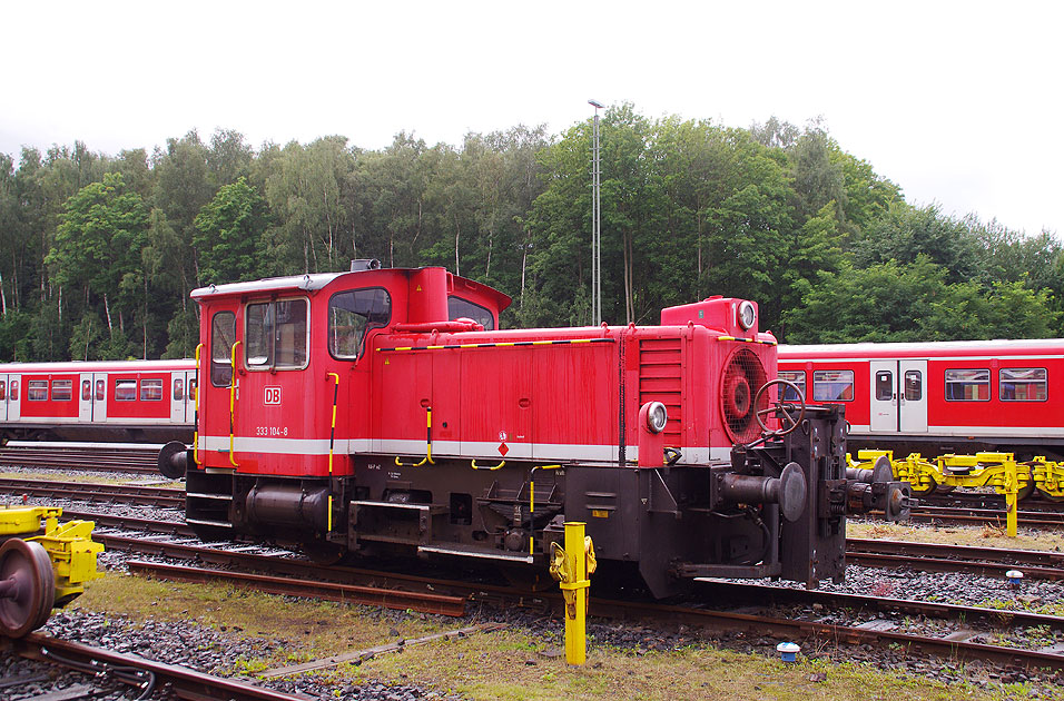 Die Köf 3 - DB Baureihe 333 im S-Bahn Werk Hamburg-Ohlsdorf