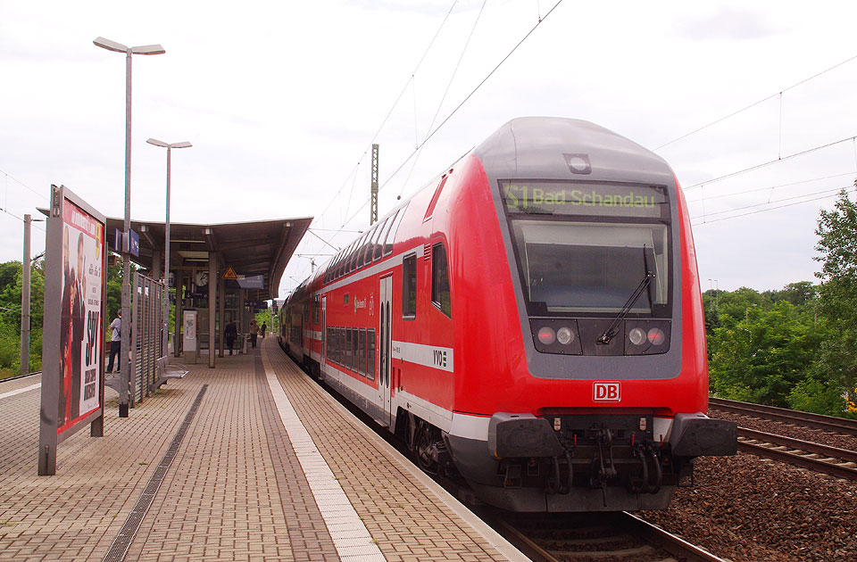 Der Bahnhof Dresden-Reick - der S-Bahn in Dresden