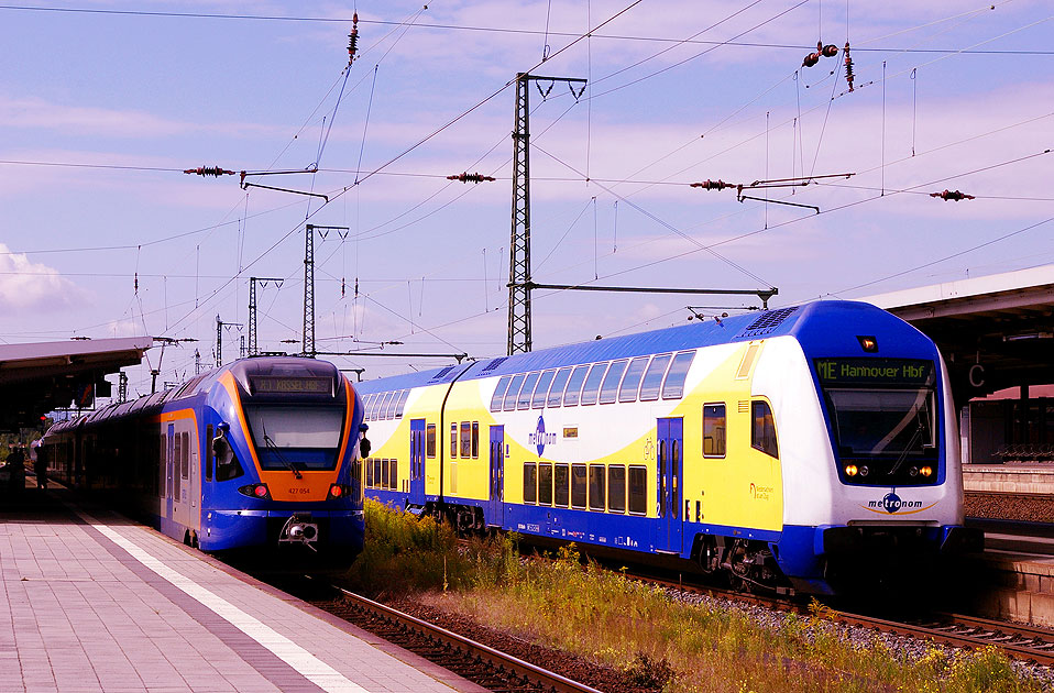 Cantus Flirt und Metronom Doppelstockwagen in Göttingen