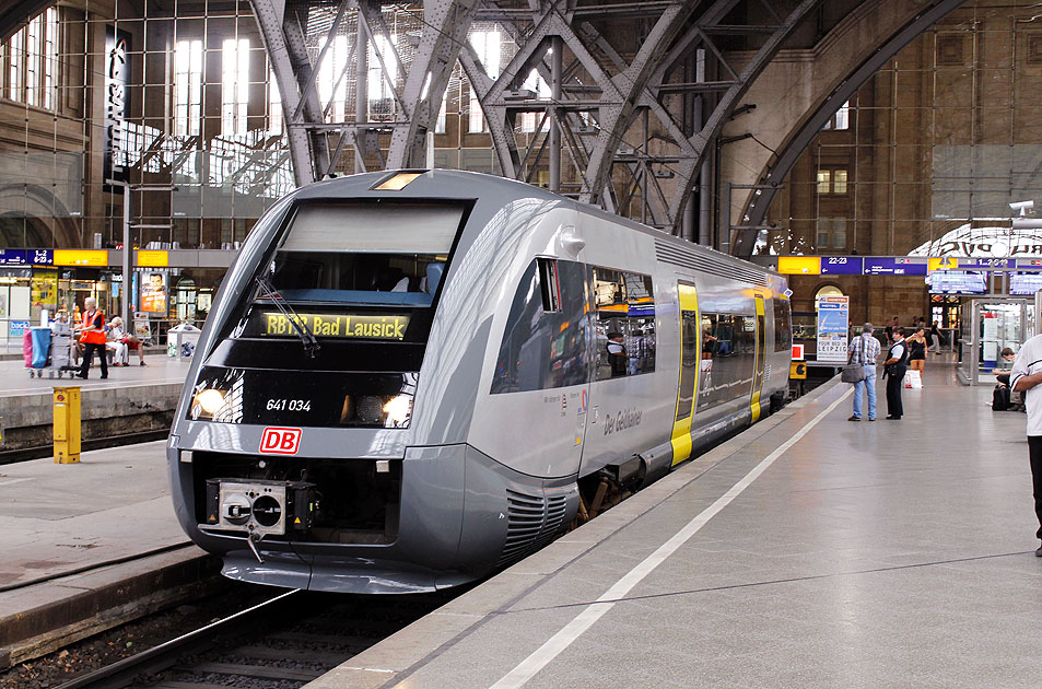 Die DB Baureihe 641 in Leipzig Hbf als RB nach Bad Lausick