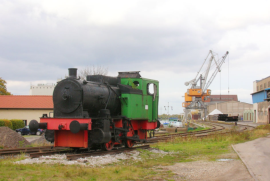 Hanomag Dampflok der Hafenbahn in Hildesheim