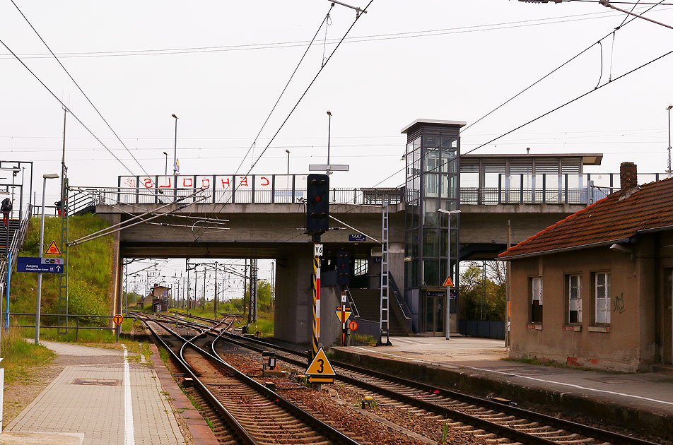 Der Turmbahnhof Falkenberg (Elster)