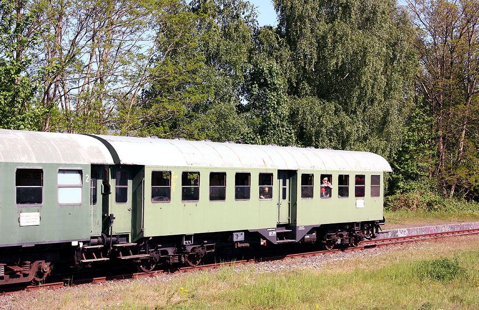 Ein Umbauwagen bei der Geesthachter Eisenbahn