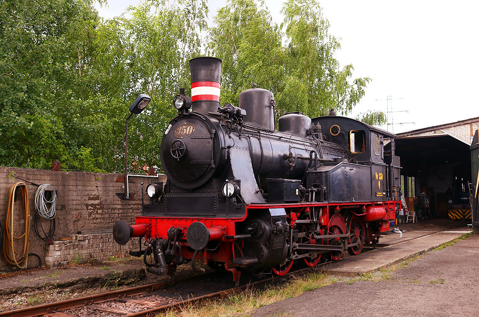 Die Dampflok Karoline der Geesthachter Eisenbahn