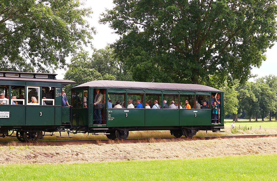 Der Wagen 22 vom DEV von der Inselbahn Juist