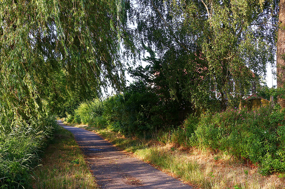 Der Bahnhof Kirchwerder Nord an der Vierländer Bahn