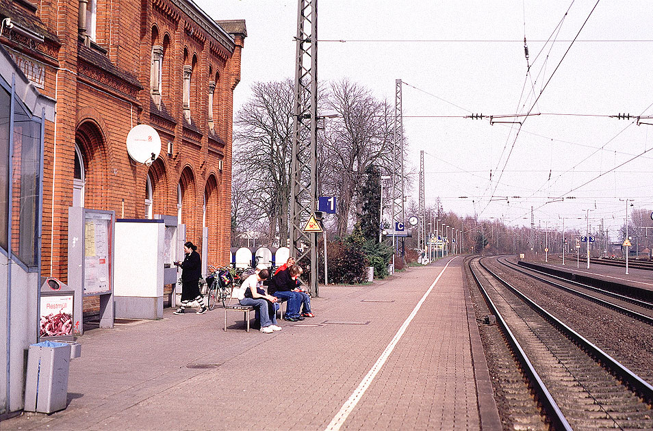 Im Bahnhof Diepholz an der Rollbahn