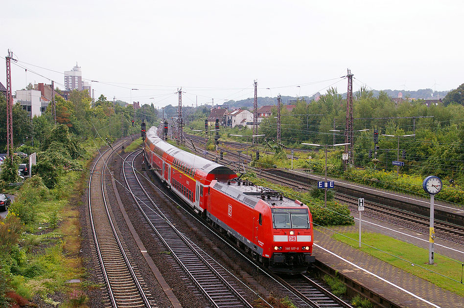 Eine Lok der Baureihe 146 in Osnabrück Hbf