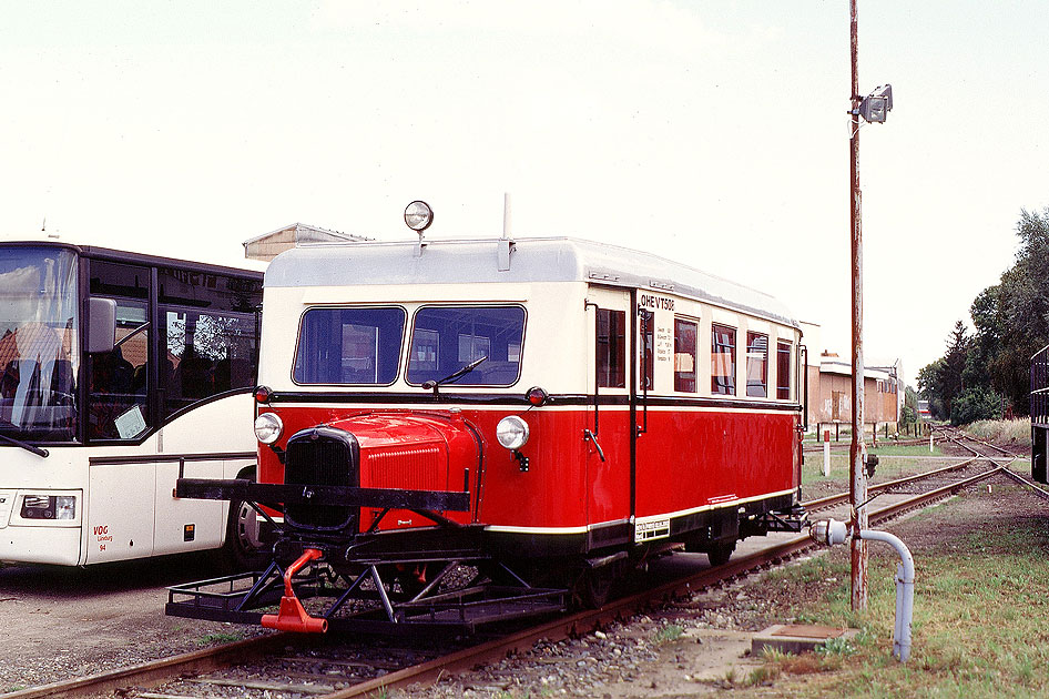 Der Wismarer Schienenbus der OHE im EAW Bleckede