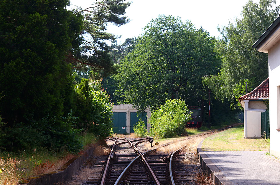 Der Lokschuppen und Bahnhof Bomlitz