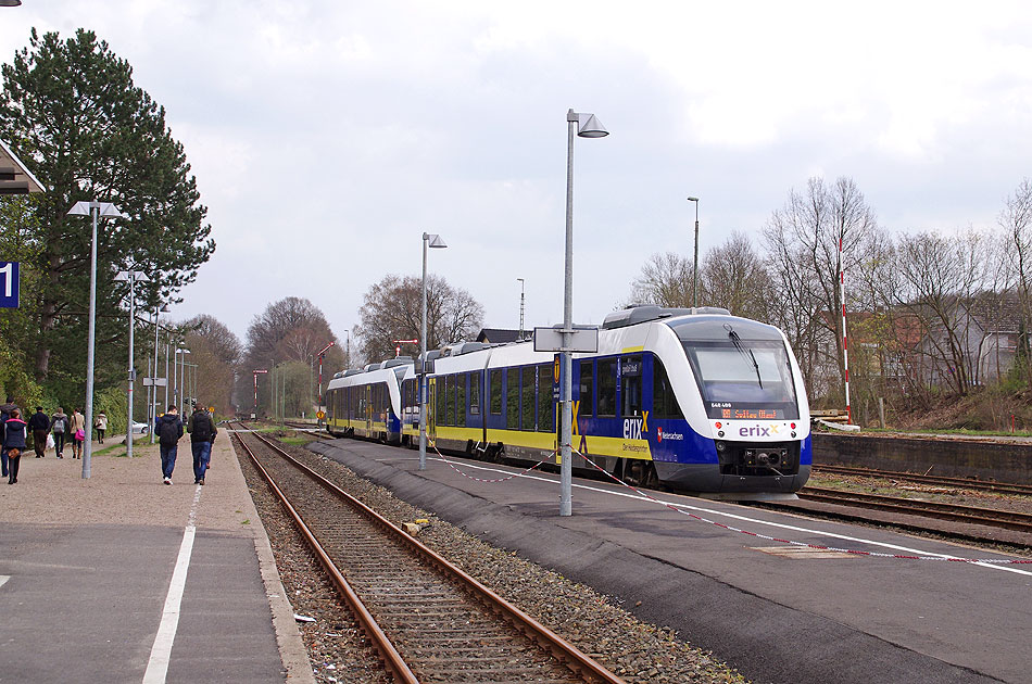 Erixx Lint im Bahnhof Bad Fallingbostel an der Heidebahn