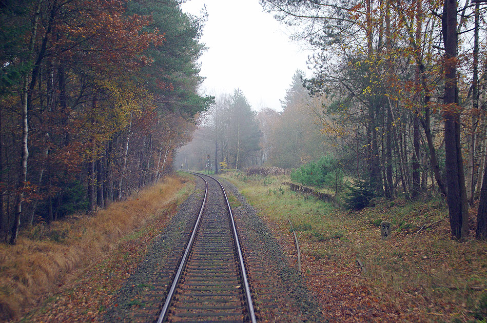 Der Bahnhof Bassel an der OHE-Strecke von Soltau nach Celle