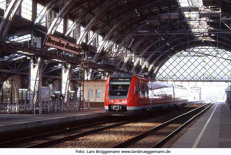 DB Baureihe 612 im Bahnhof Dresden-Neustadt