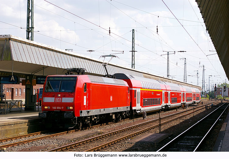 DB Baureihe 146 in Münster Hbf
