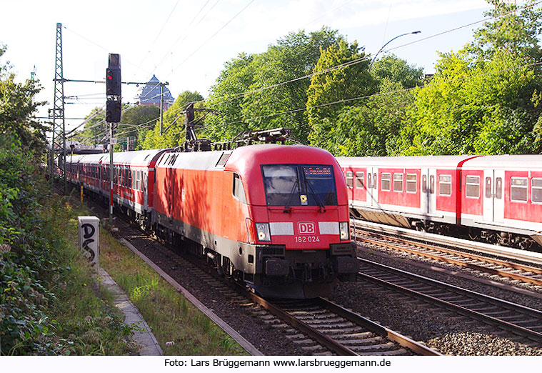 DB Baureihe 182 - Taurus Lok - Hamburg Verbindungsbahn