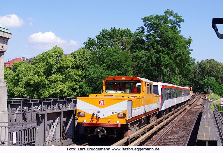 Akku-Lok U-Bahn Kellinghusenstraße - mit DT4 - 187