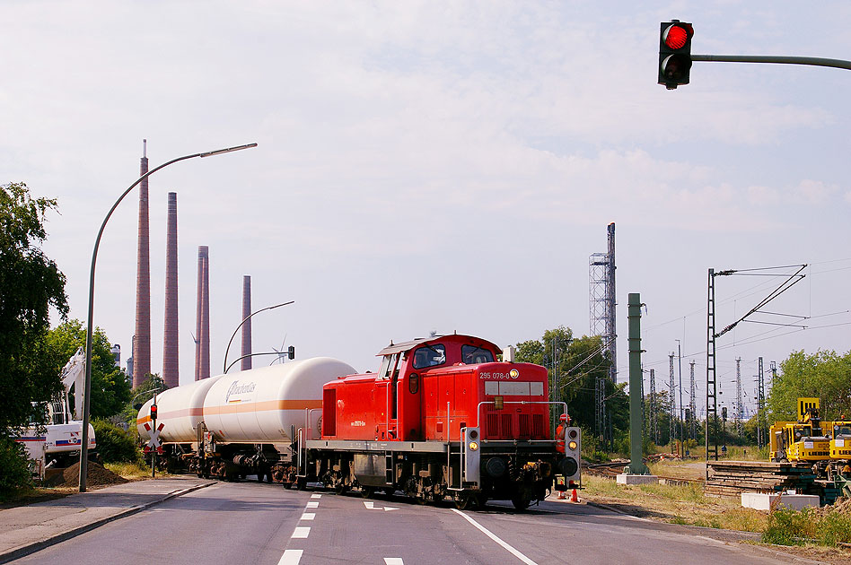 Eine Lok der Baureihe 295 im Hamburger Hafen