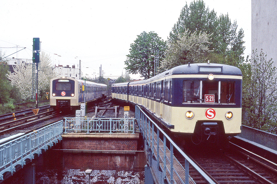 Die Baureihen 471 und 472 bei der Hamburger S-Bahn im Bahnhof Hamburg Sternschanze