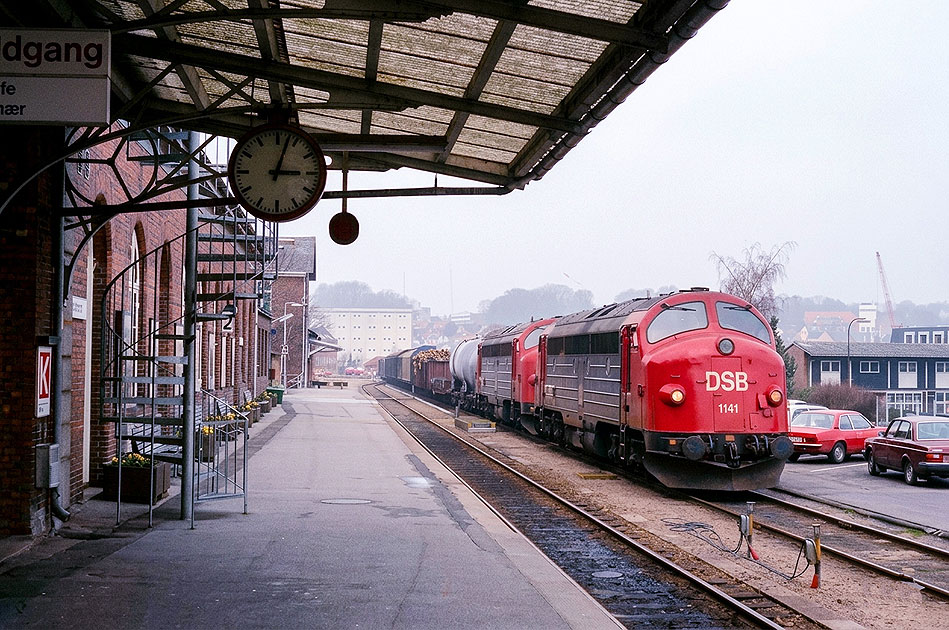 Die DSB MY 1141 im Bahnhof Svendborg